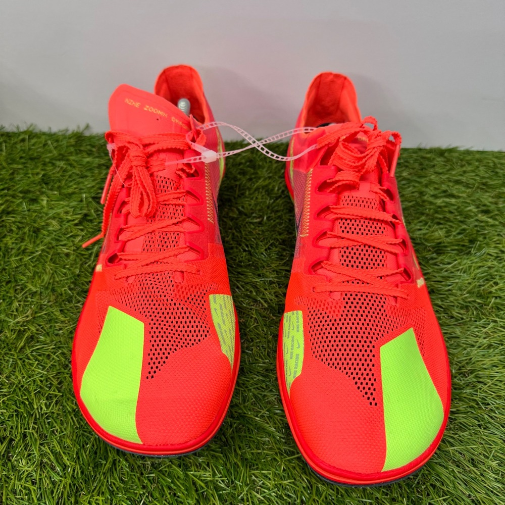 Nike ZoomX Dragonfly XC Mens 12.5 Bright‎ Crimson Volt Spikes DX7992-800